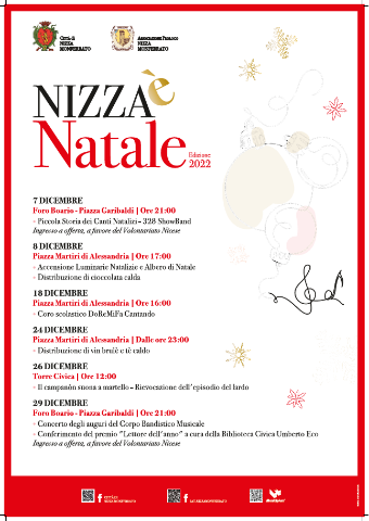 Nizza Monferrato | Accensione luminarie e albero di Natale