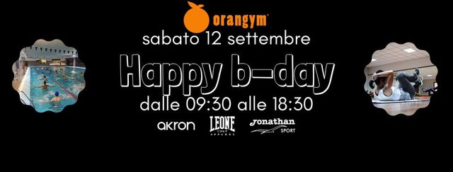 Nizza Monferrato | Compleanno Orangym con Domenico Fioravanti