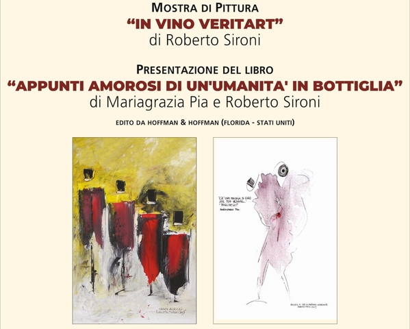 Nizza Monferrato | Presentazione libro "Appunti amorosi di un'umanità in bottiglia" di Mariagrazia Pia e Roberto Sironi