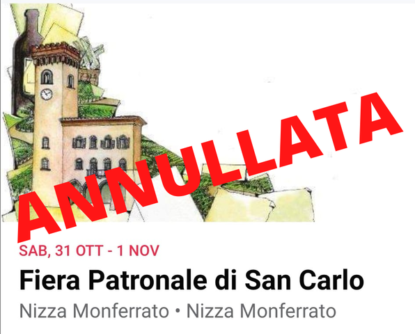 [ANNULLATO] Nizza Monferrato | Fiera di San Carlo 2020
