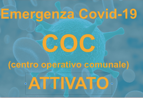  Emergenza Coronavirus - Attivazione del Centro Operativo Comunale - COC
